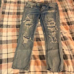 American Eagle ripped jeans